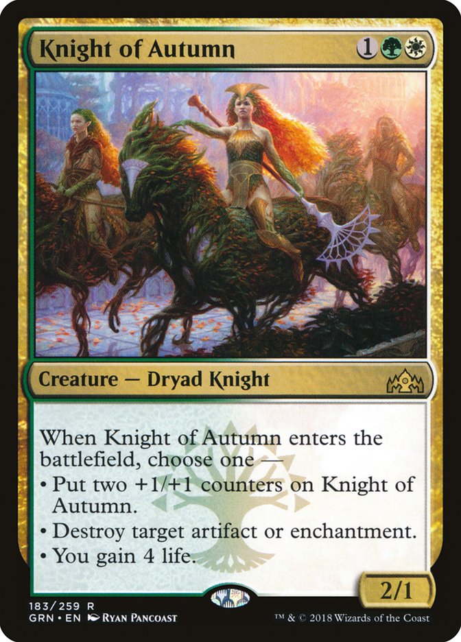 Knight of Autumn: Guilds of Ravnica