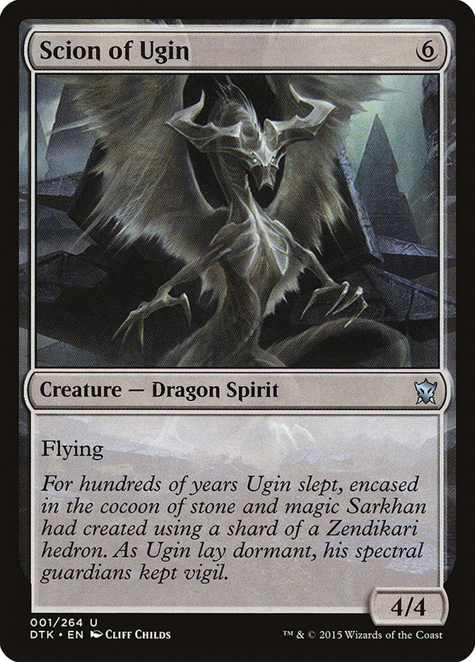 Scion of Ugin - (Foil): Dragons of Tarkir