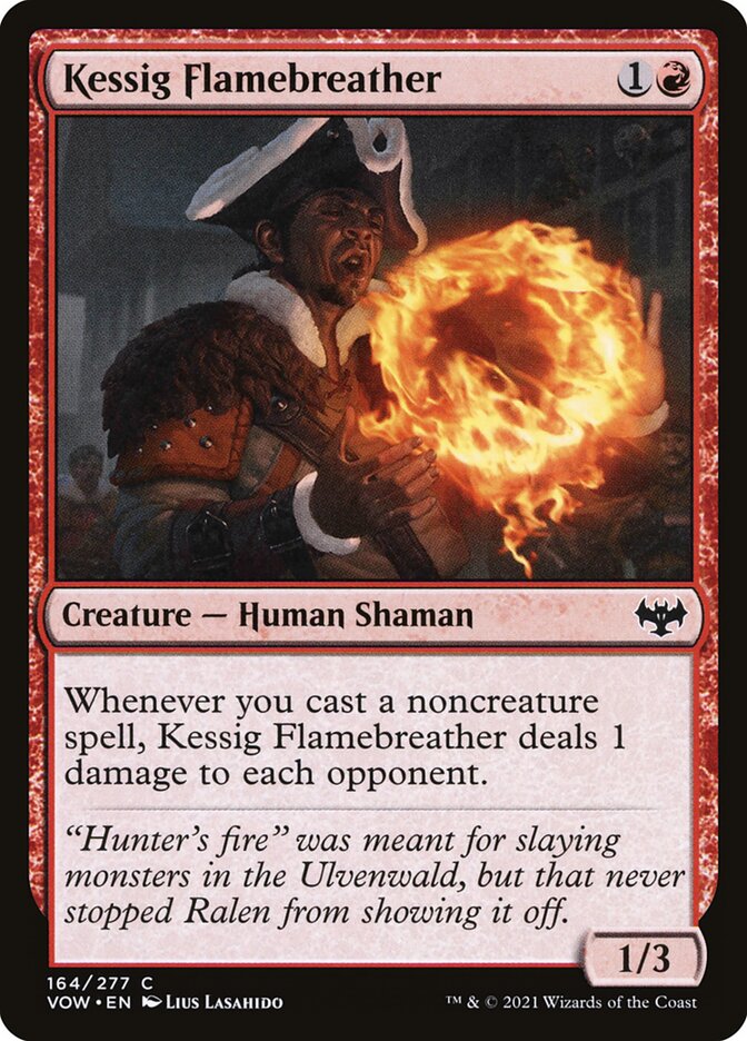 Kessig Flamebreather - (Foil): Innistrad: Crimson Vow