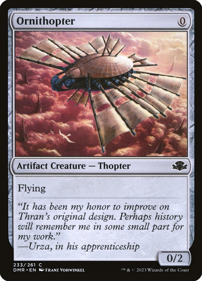 Ornithopter - (Foil): Dominaria Remastered