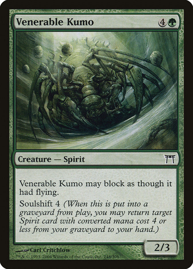 Venerable Kumo - (Foil): Champions of Kamigawa