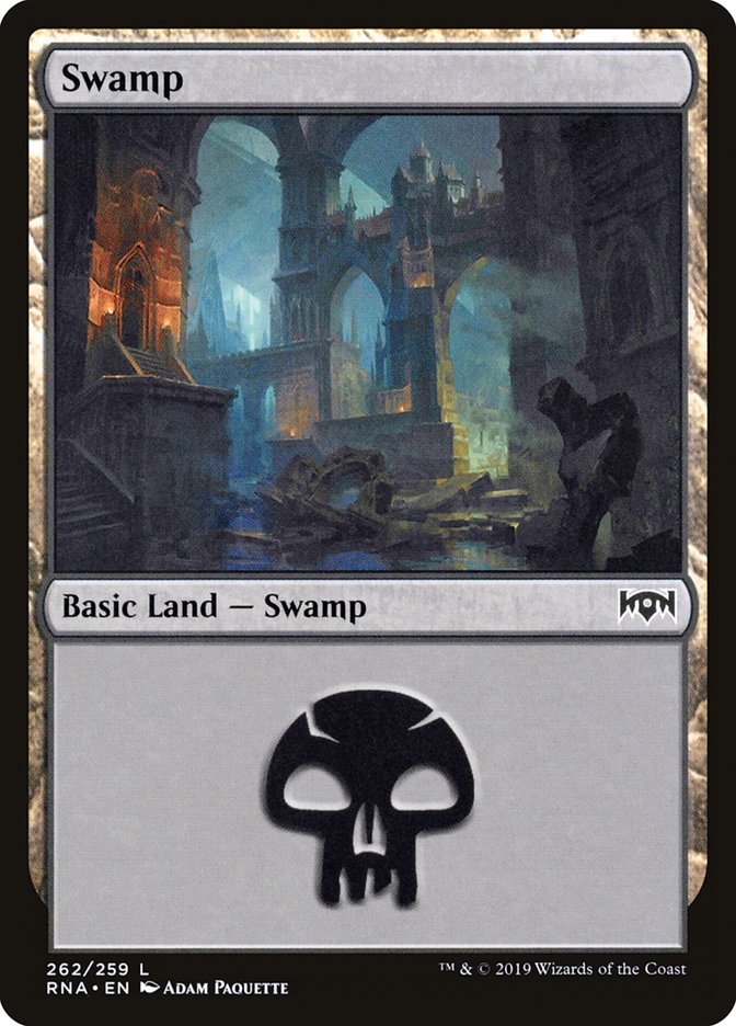 Swamp - (Foil): Ravnica Allegiance