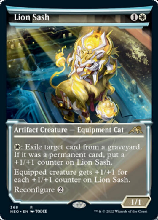 Lion Sash (Showcase) - (Foil): Kamigawa: Neon Dynasty