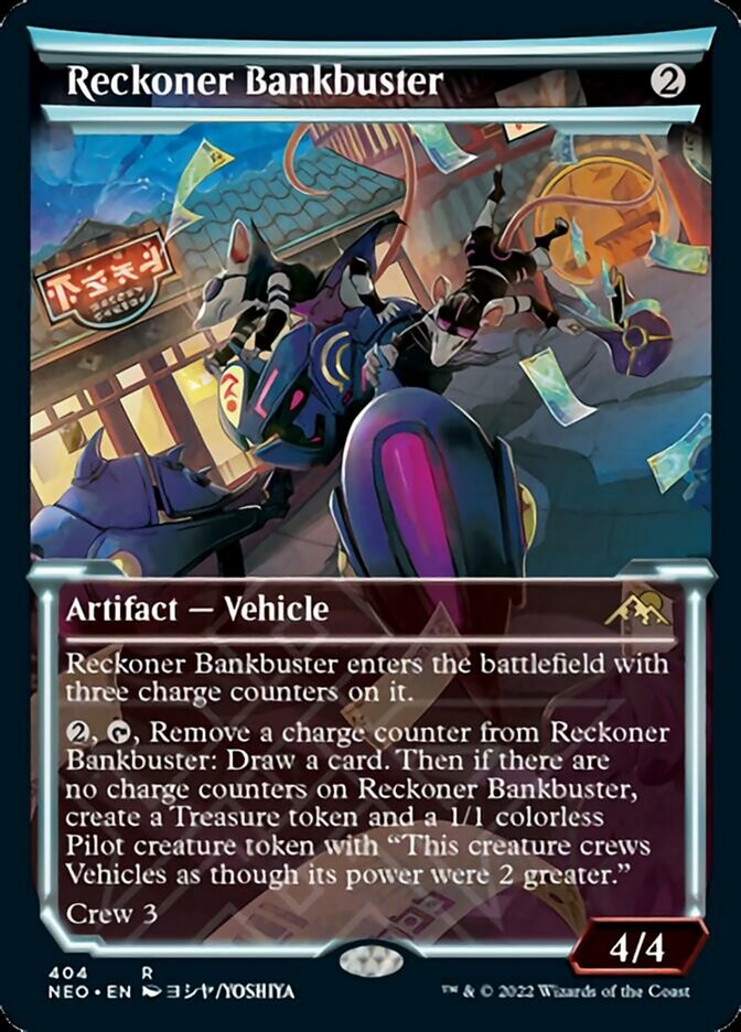 Reckoner Bankbuster (Showcase) - (Foil): Kamigawa: Neon Dynasty