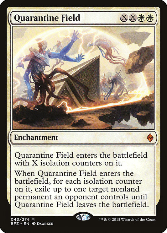 Quarantine Field - (Foil): Battle for Zendikar