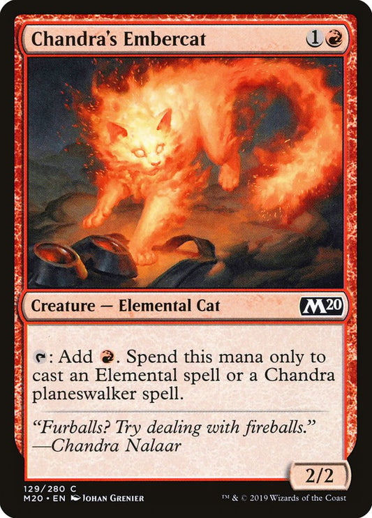 Chandra's Embercat - (Foil): Core Set 2020