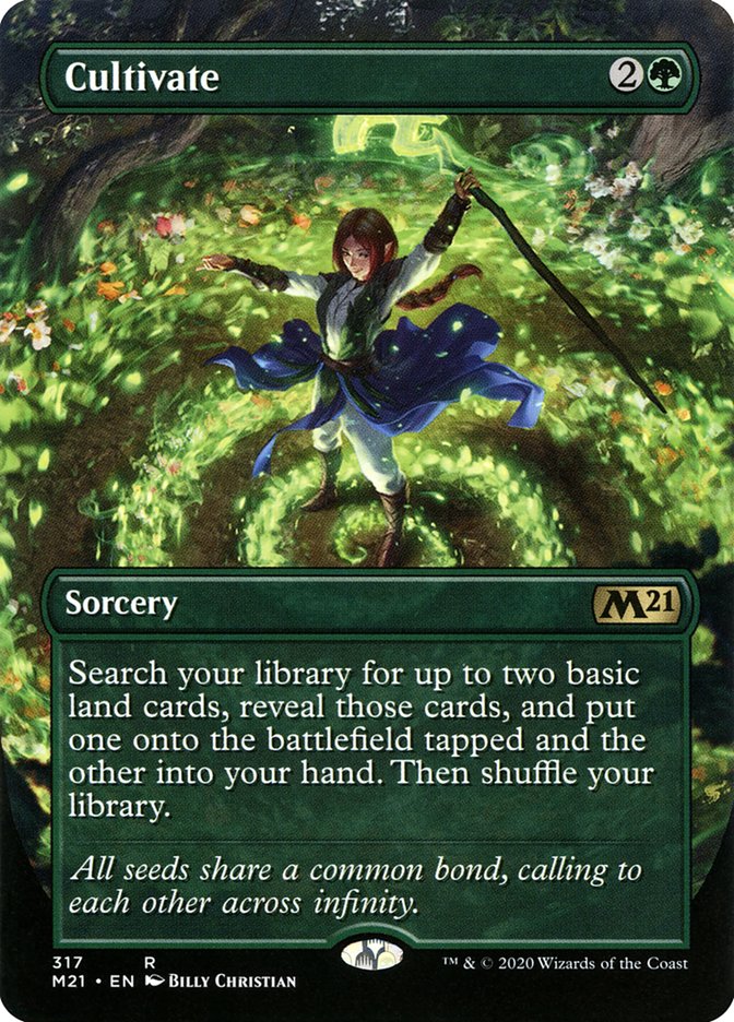 Cultivate (Borderless): Core Set 2021