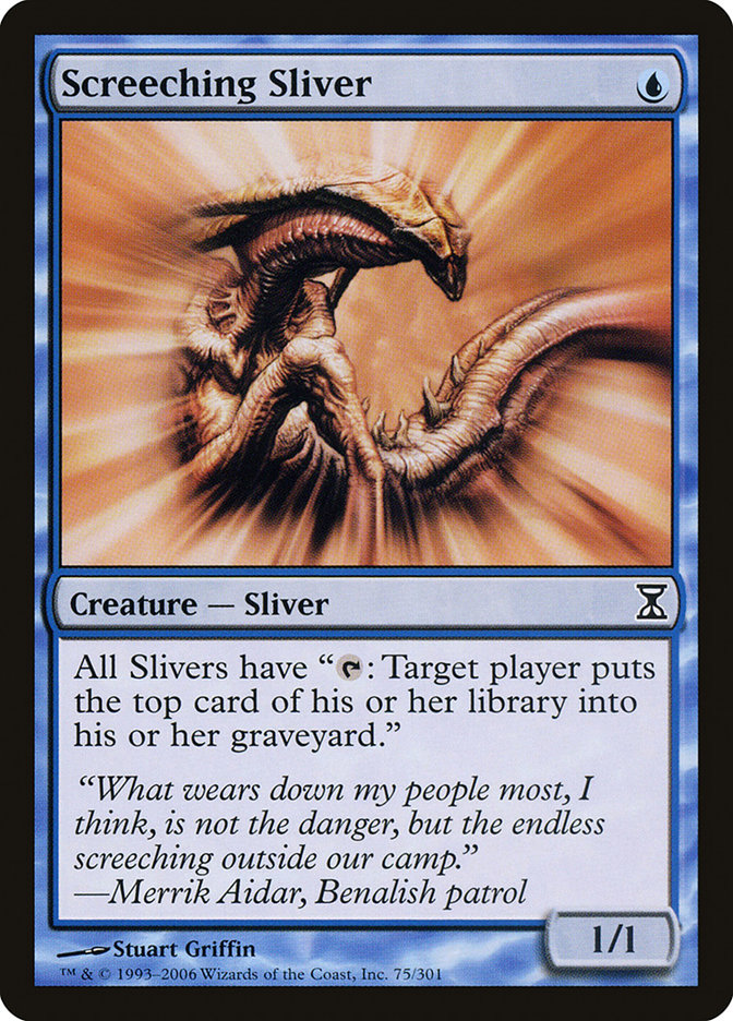Screeching Sliver - (Foil): Time Spiral