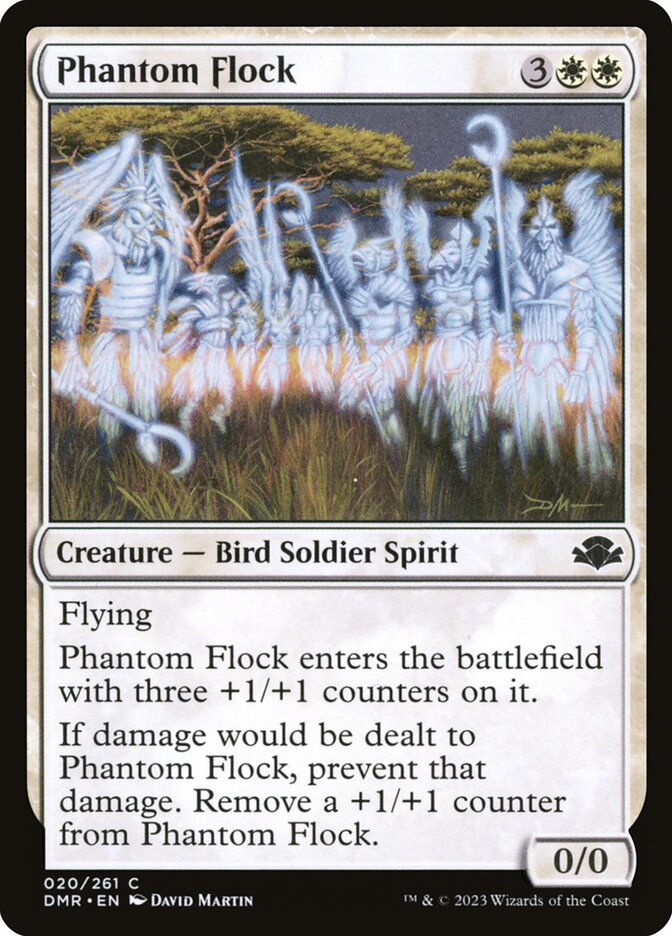 Phantom Flock - (Foil): Dominaria Remastered