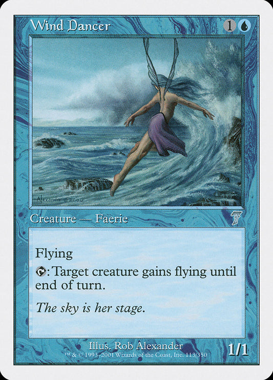 Wind Dancer - (Foil): Seventh Edition