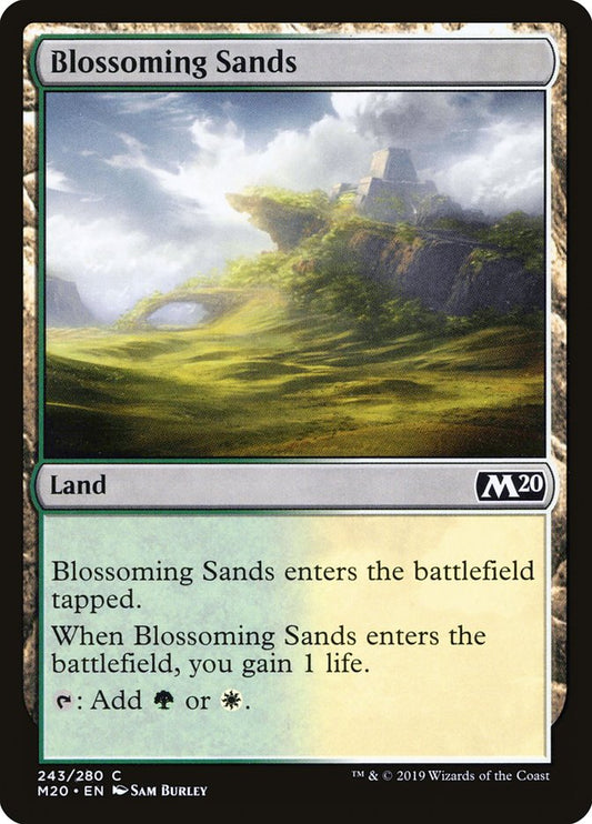 Blossoming Sands - (Foil): Core Set 2020