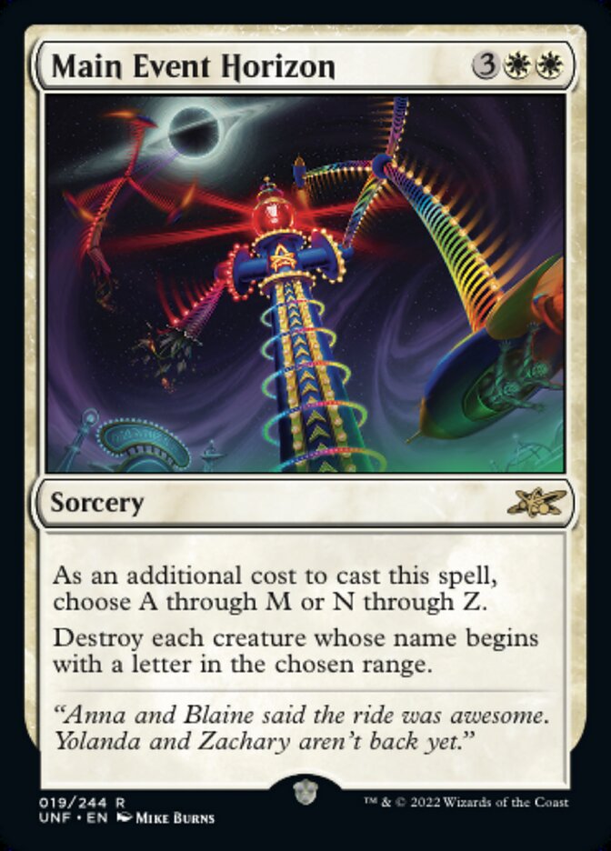 Main Event Horizon - (Foil): Unfinity