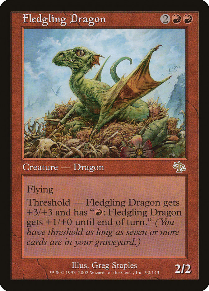Fledgling Dragon - (Foil): Judgment