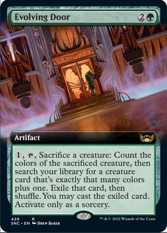 Evolving Door (Extended Art) - (Foil): Streets of New Capenna