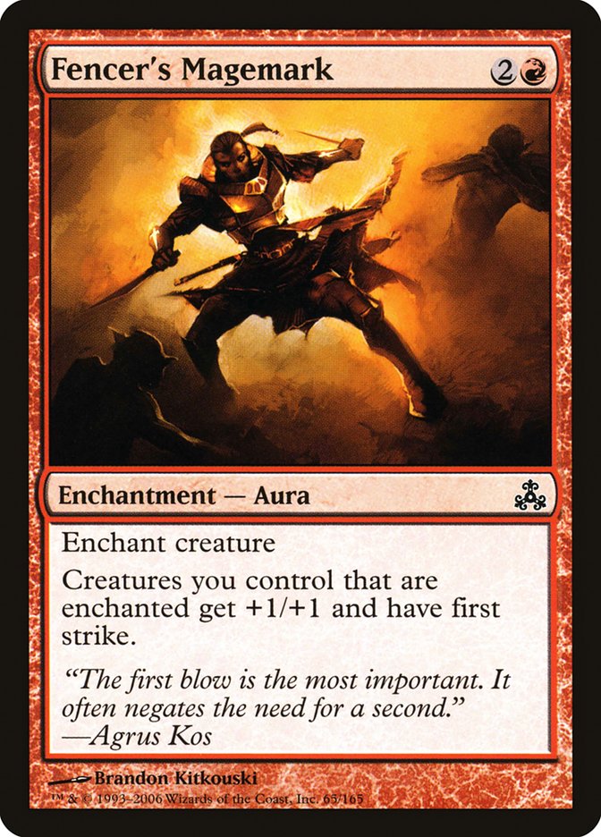 Fencer's Magemark - (Foil): Guildpact