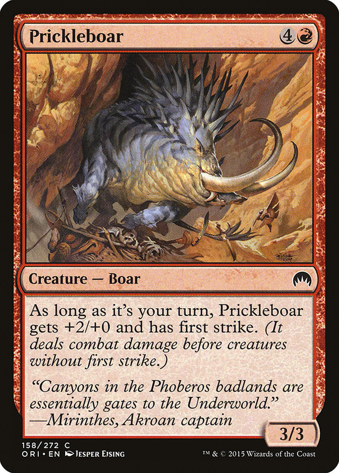 Prickleboar - (Foil): Magic Origins