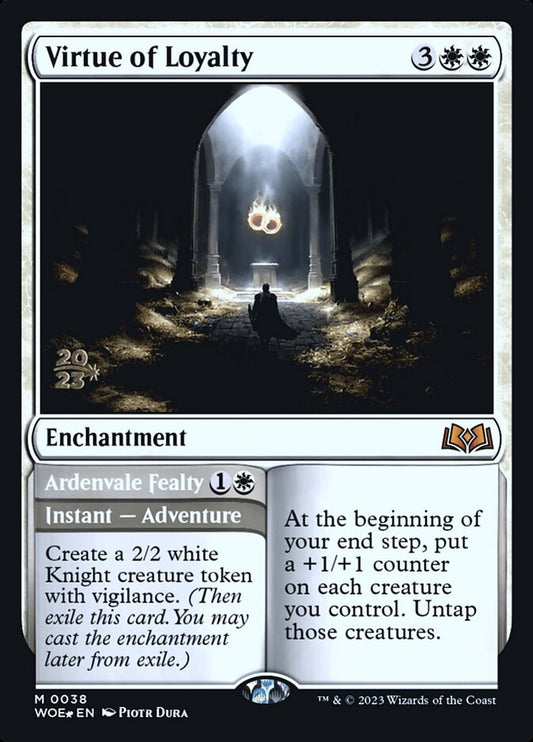 Virtue of Loyalty // Ardenvale Fealty - (Foil): Wilds of Eldraine Promos