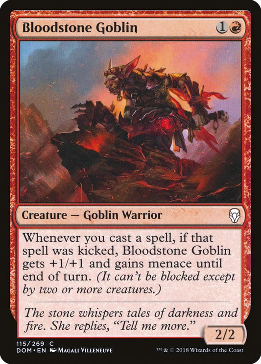 Bloodstone Goblin: Dominaria