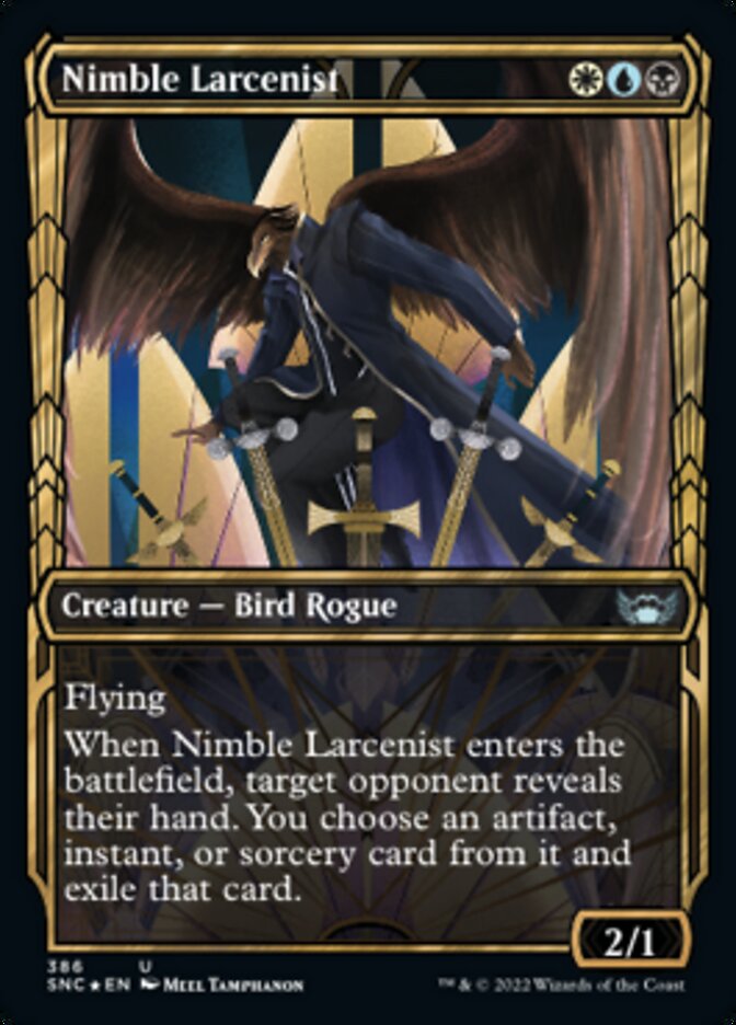 Nimble Larcenist (Showcase) (Gilded Foil) - (Foil): Streets of New Capenna