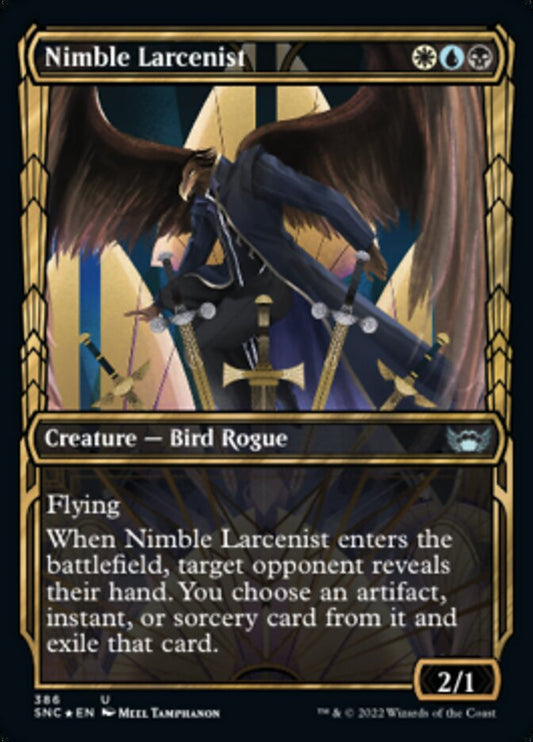 Nimble Larcenist (Showcase) (Gilded Foil) - (Foil): Streets of New Capenna
