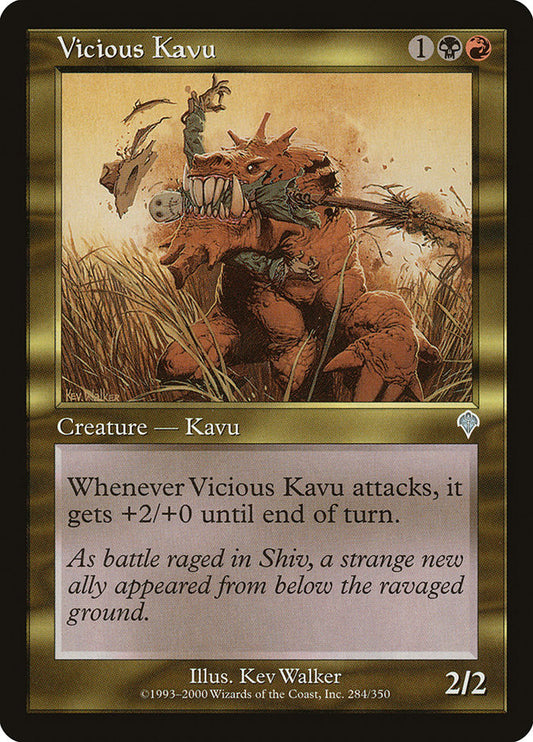 Vicious Kavu - (Foil): Invasion
