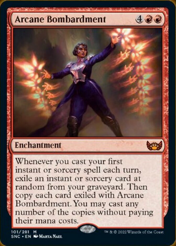 Arcane Bombardment - (Foil): Streets of New Capenna
