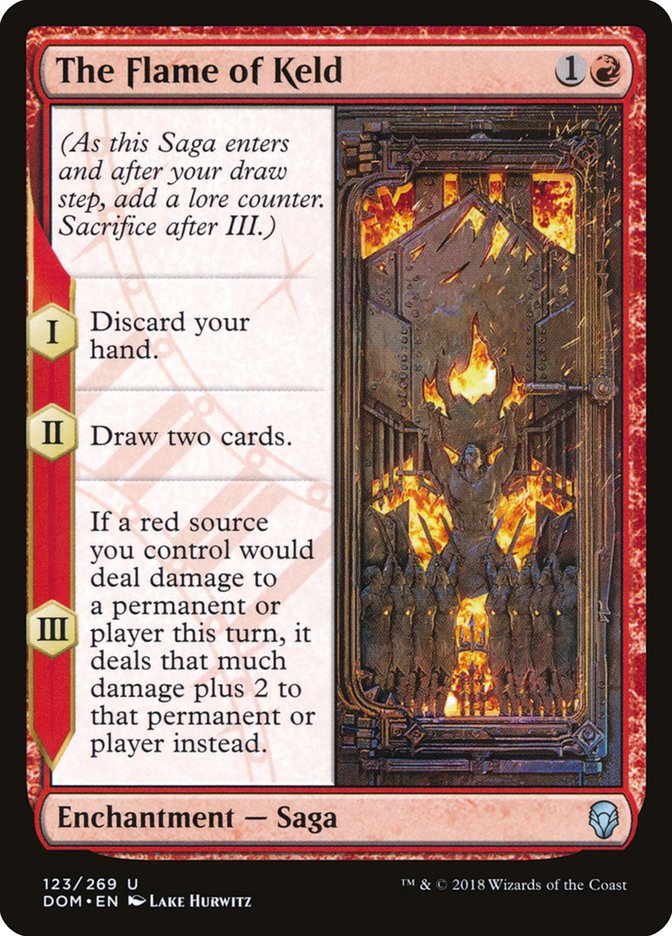 The Flame of Keld - (Foil): Dominaria