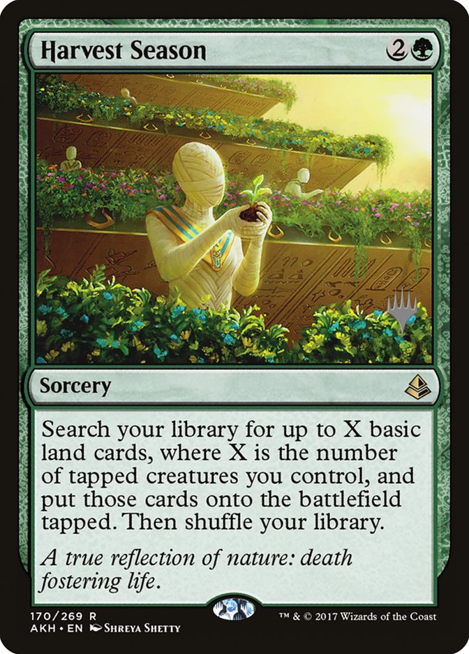 Harvest Season (Promo Pack) (Amonkhet): Amonkhet Promos