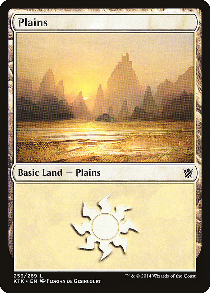Plains (#253) - (Foil): Khans of Tarkir