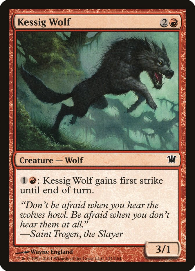 Kessig Wolf - (Foil): Innistrad