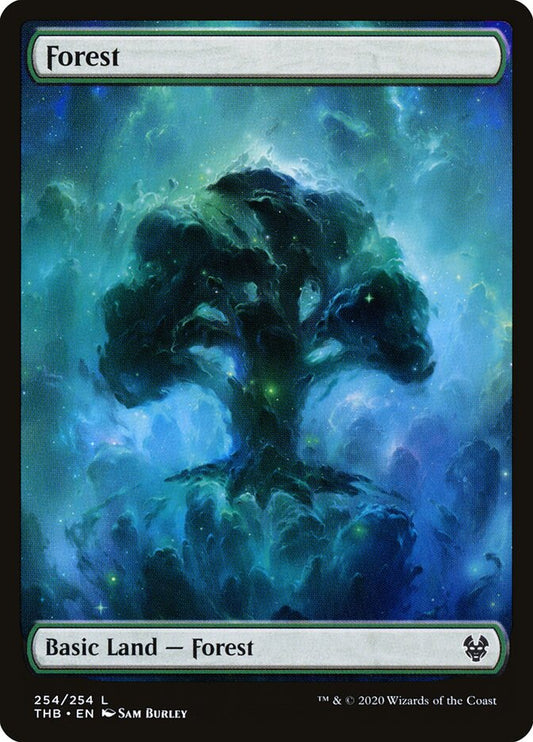 Forest (#254) (Full Art) - (Foil): Theros Beyond Death