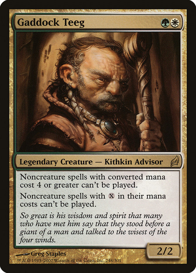 Gaddock Teeg - (Foil): Lorwyn
