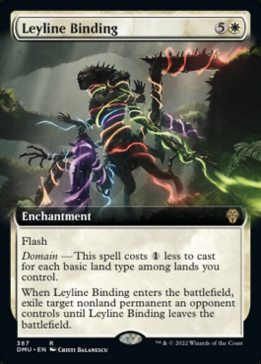 Leyline Binding (Extended Art) - (Foil): Dominaria United
