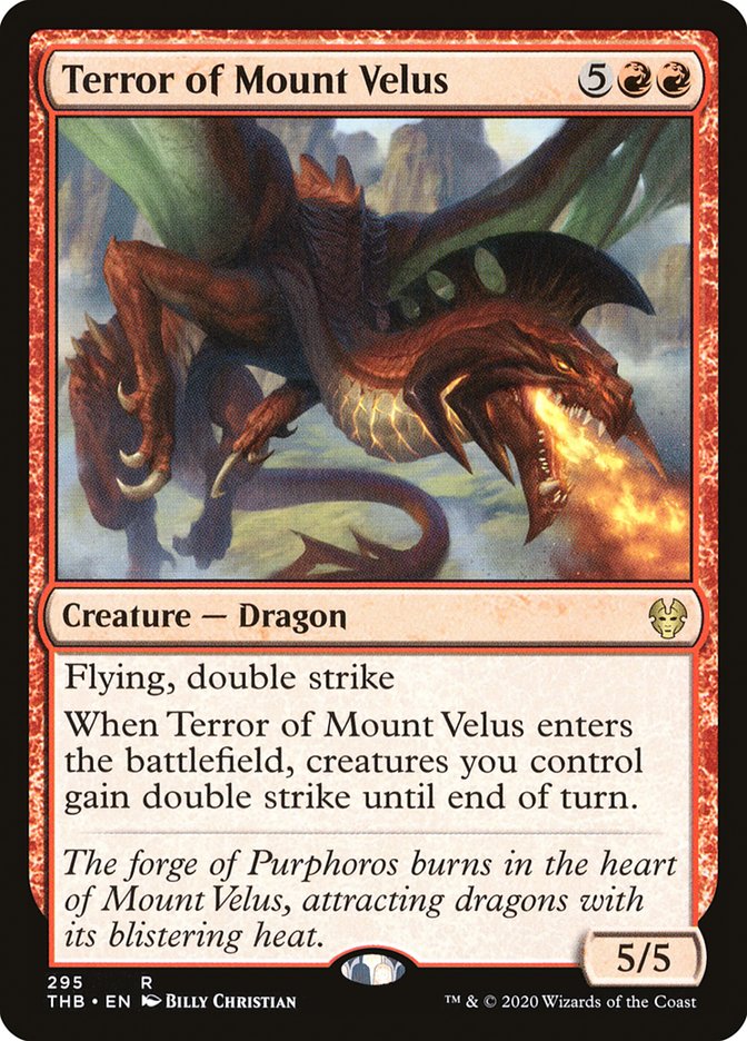 Terror of Mount Velus (Theme Booster): Theros Beyond Death