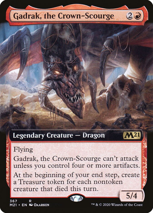 Gadrak, the Crown-Scourge (Extended Art): Core Set 2021