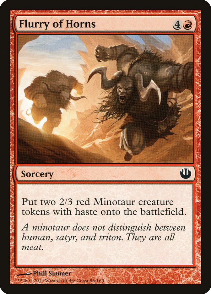 Flurry of Horns - (Foil): Journey into Nyx