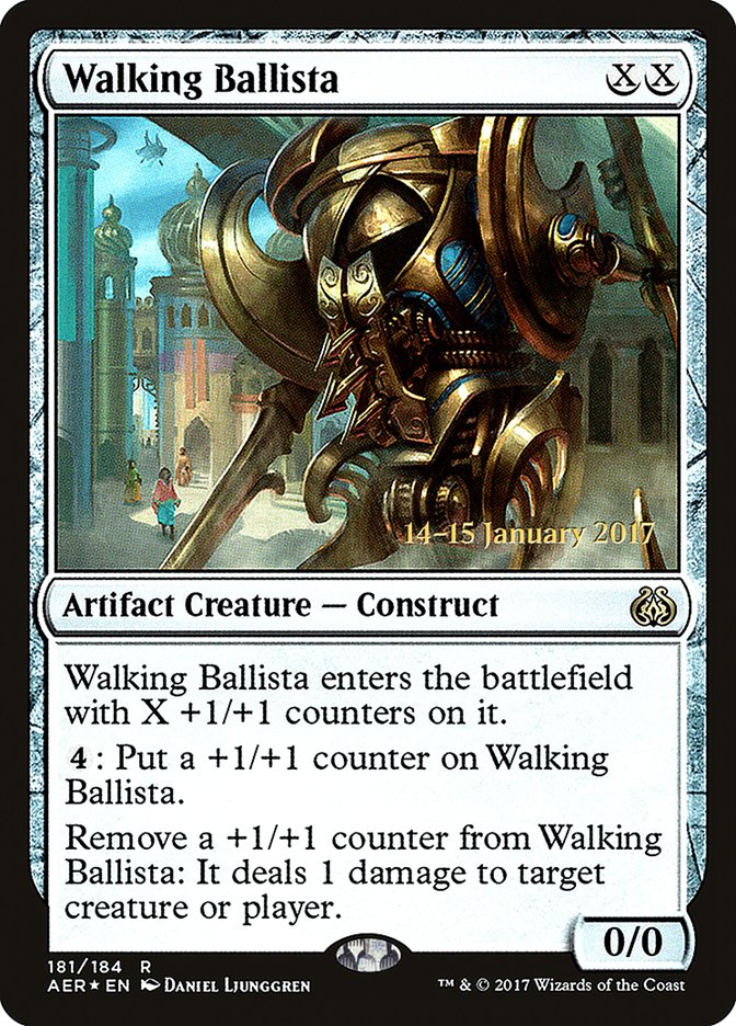 Walking Ballista (Prerelease) (Aether Revolt) - (Foil): Aether Revolt Promos