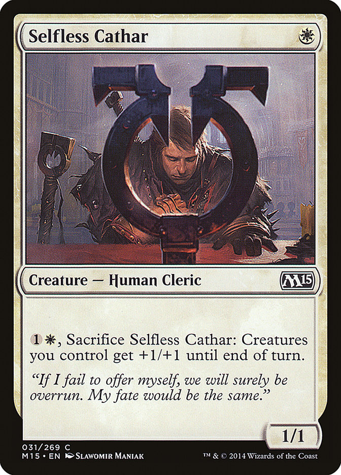 Selfless Cathar: Magic 2015
