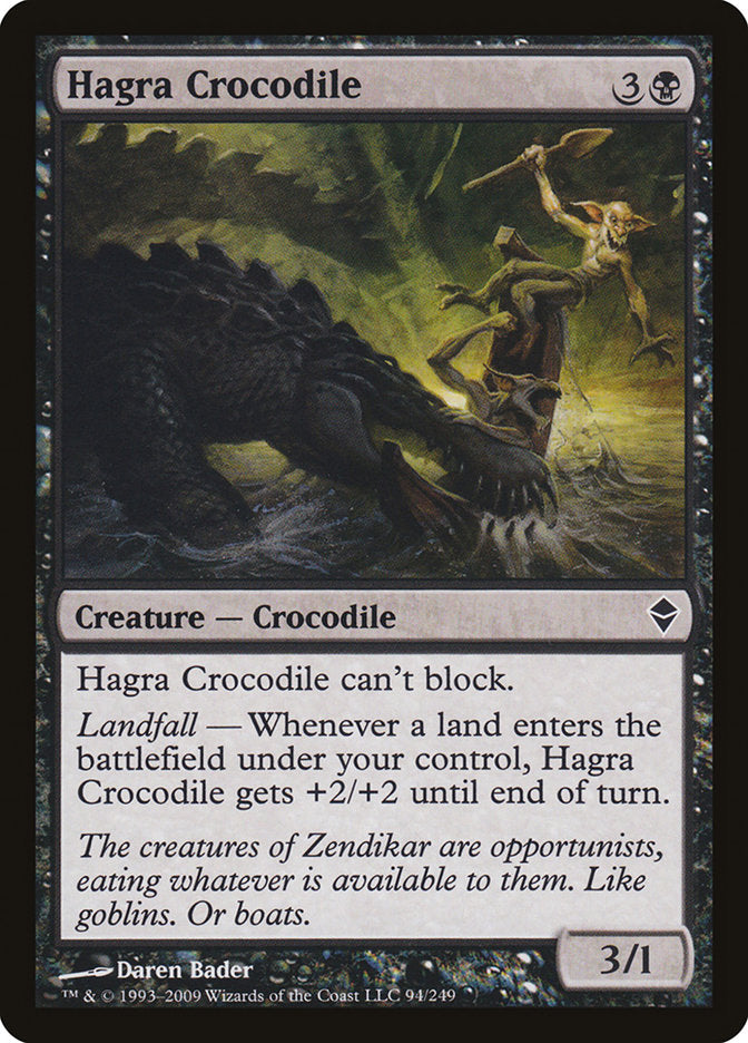 Hagra Crocodile: Zendikar