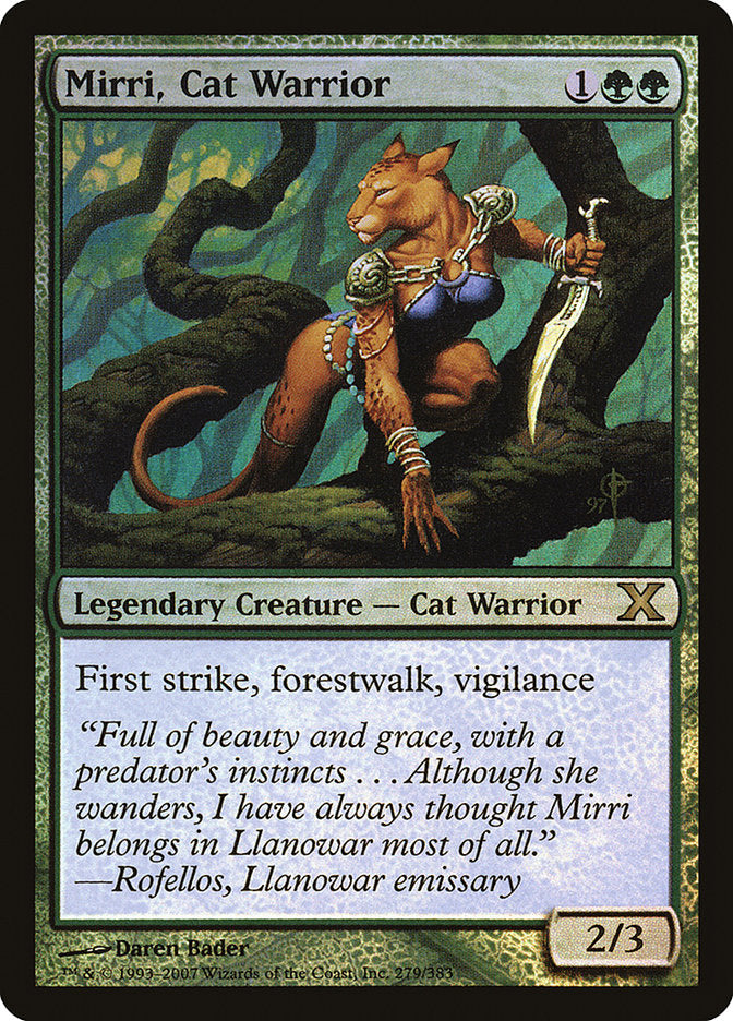 Mirri, Cat Warrior - (Foil): Tenth Edition