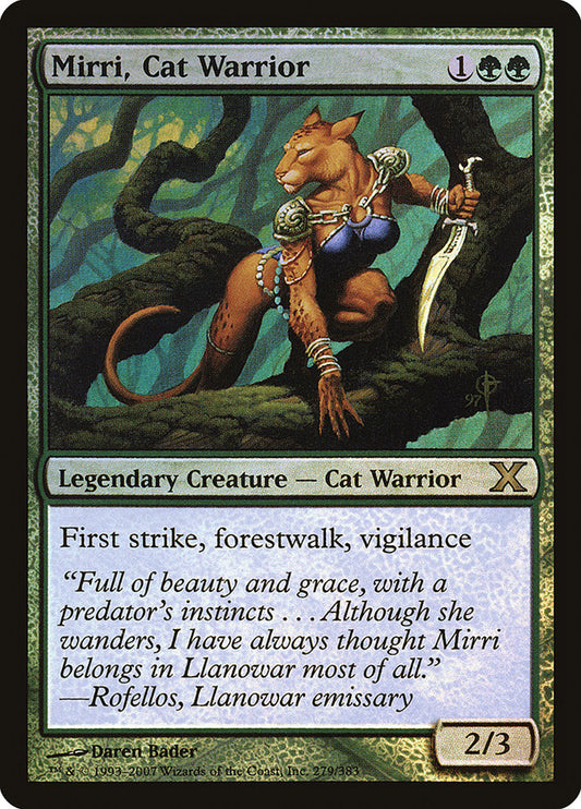 Mirri, Cat Warrior - (Foil): Tenth Edition