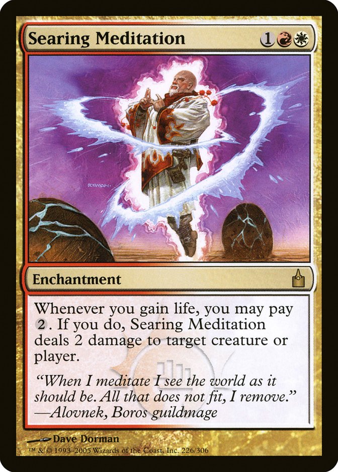 Searing Meditation - (Foil): Ravnica: City of Guilds