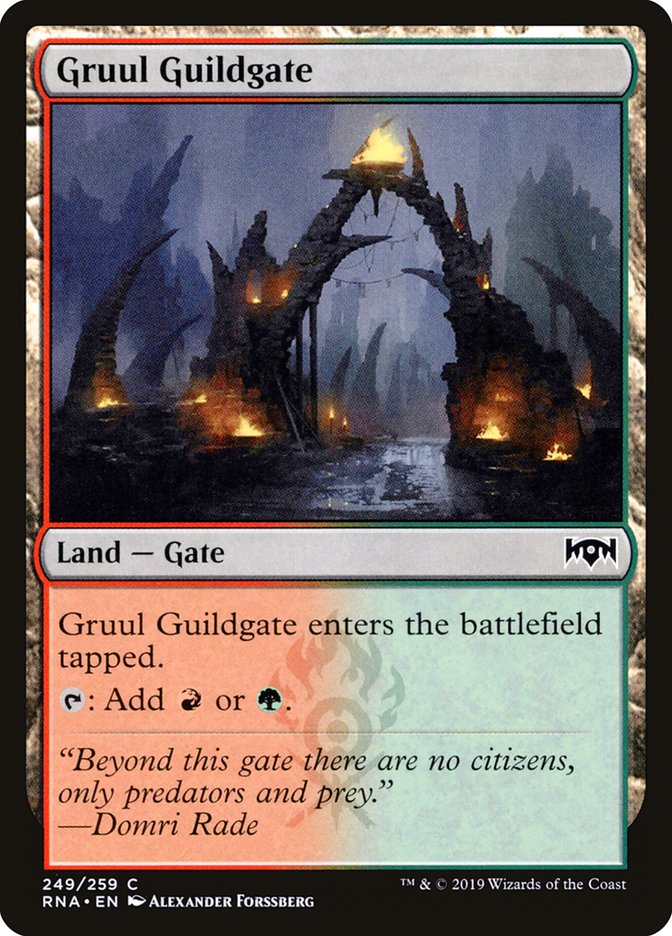 Gruul Guildgate (#249) - (Foil): Ravnica Allegiance