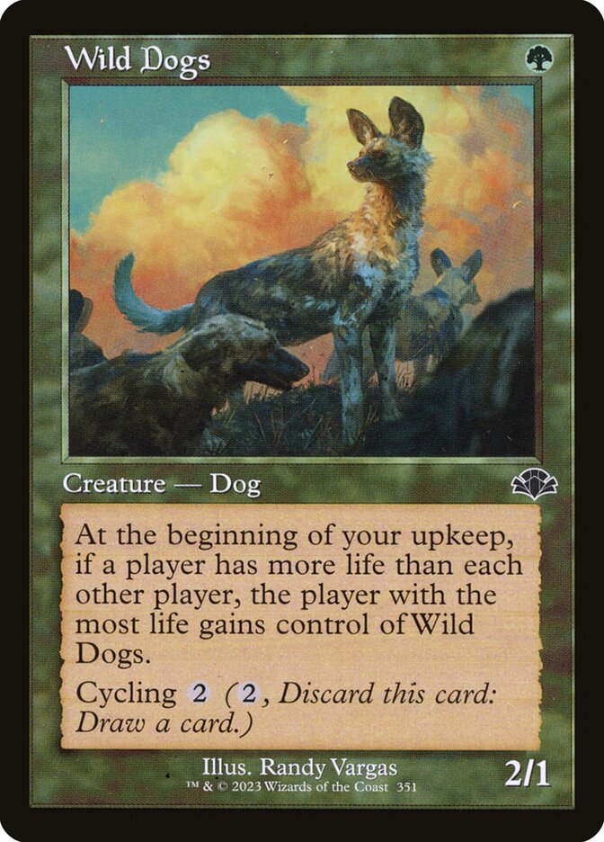 Wild Dogs (Retro Frame): Dominaria Remastered