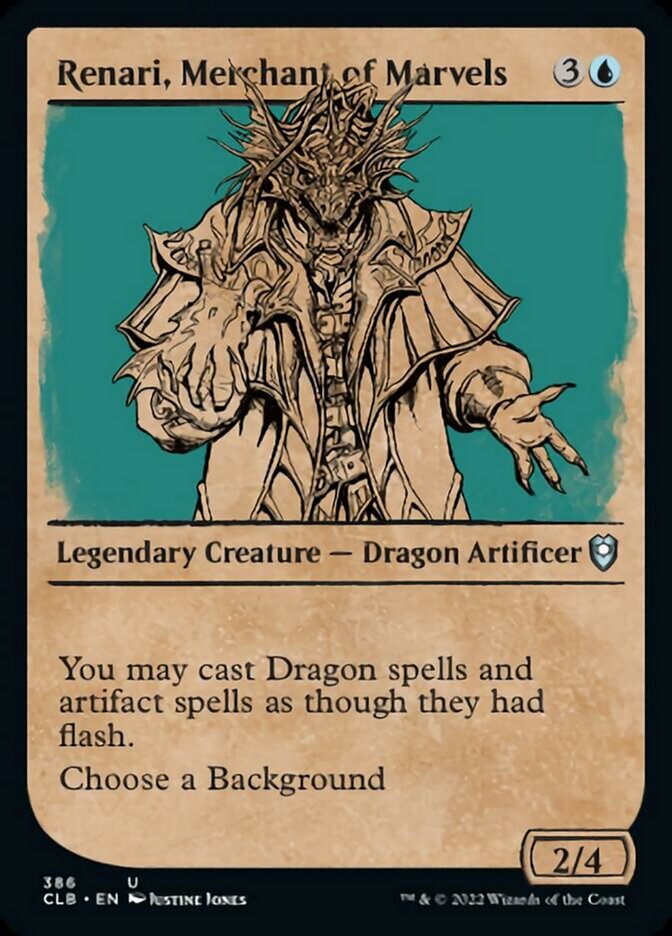 Renari, Merchant of Marvels (Showcase) - (Foil): Commander Legends: Battle for Baldur's Gate