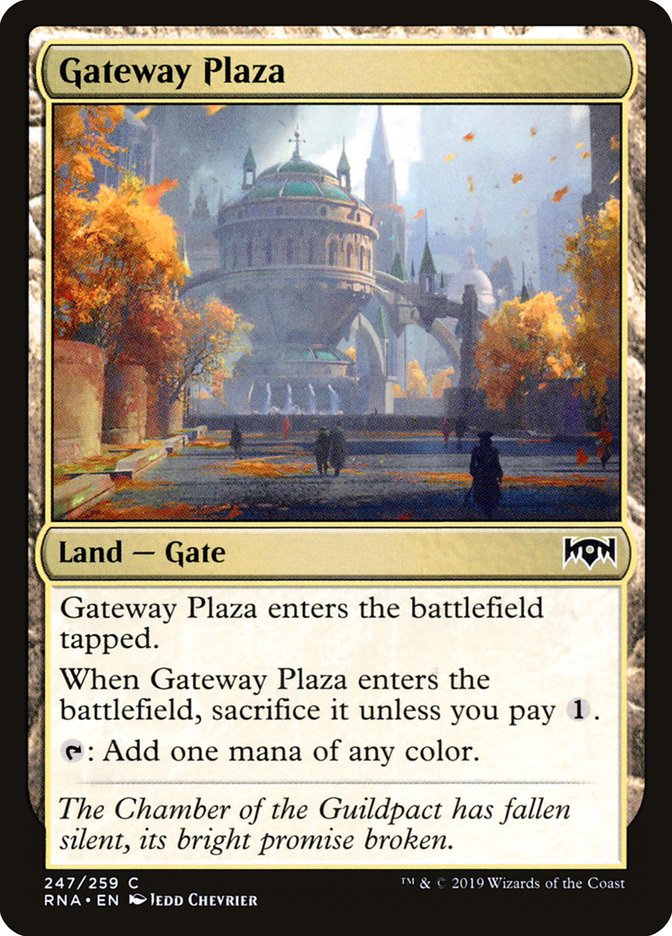 Gateway Plaza - (Foil): Ravnica Allegiance