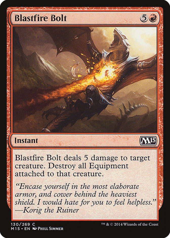 Blastfire Bolt: Magic 2015