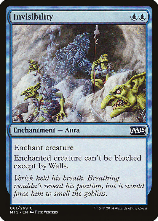 Invisibility - (Foil): Magic 2015