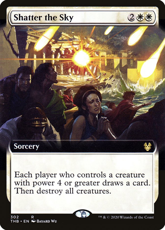 Shatter the Sky (Extended Art) - (Foil): Theros Beyond Death