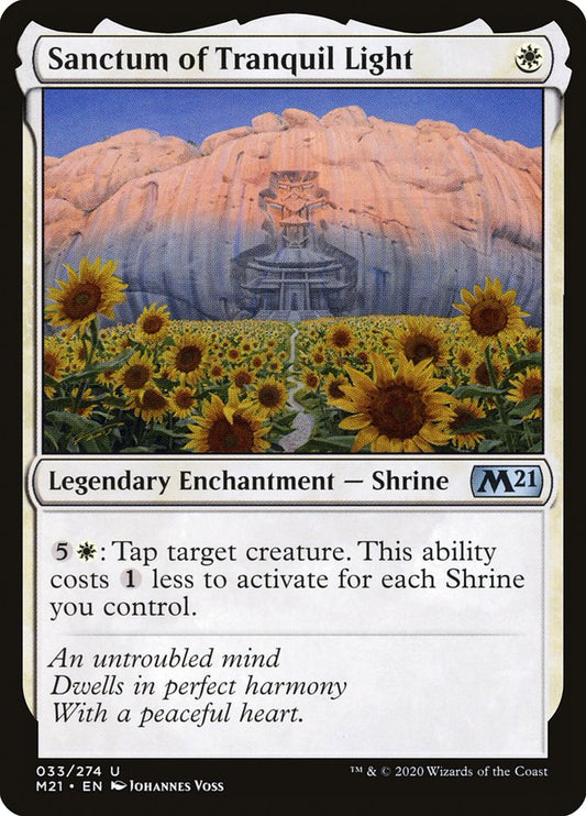 Sanctum of Tranquil Light - (Foil): Core Set 2021